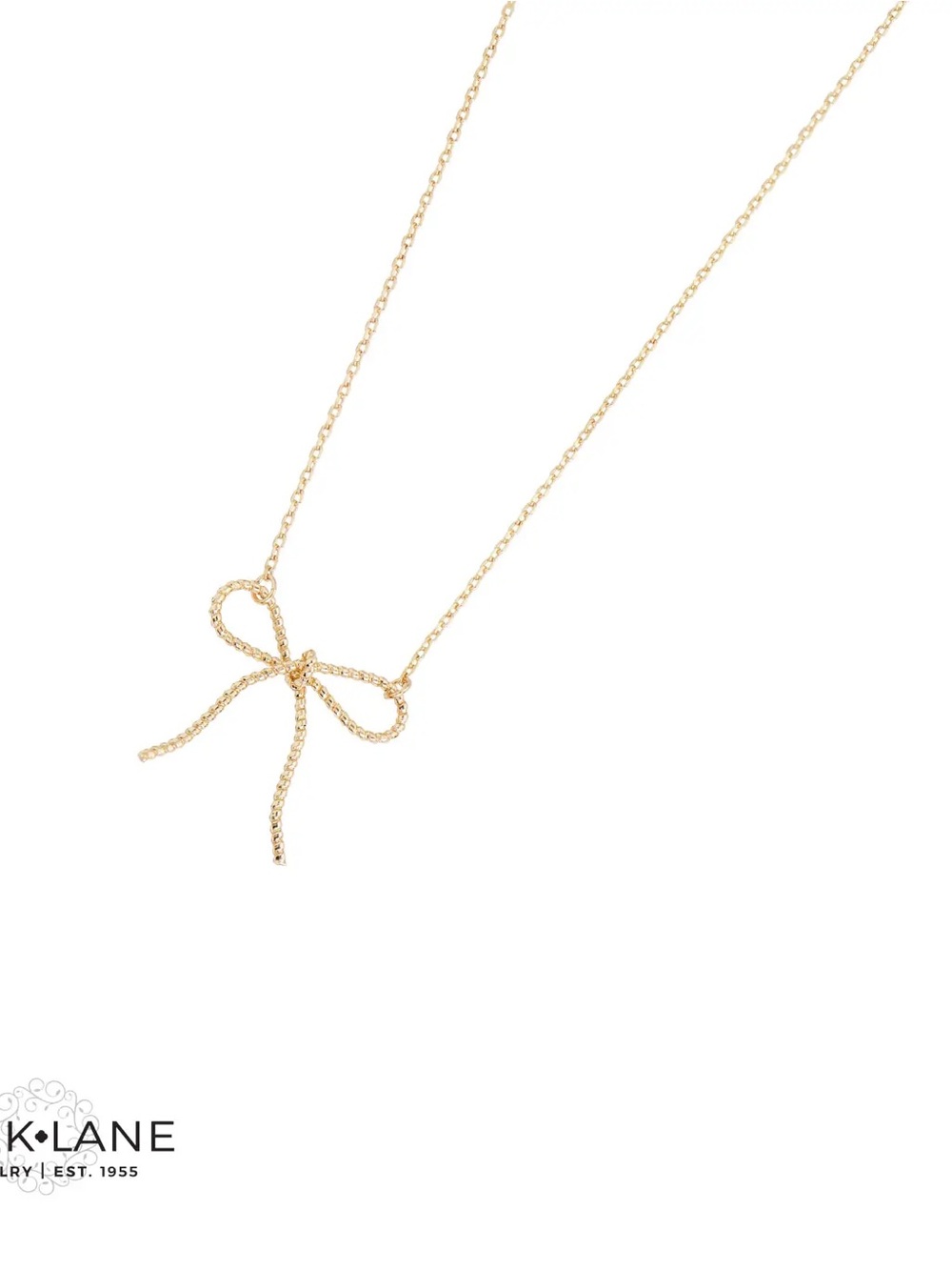Park Lane Lacey Bow Necklace